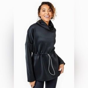 NWT Addison Bay Iverson Pullover Relaxed Fit Lightweight in Black Size Medium